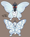White Spiked Venomoth by Flipside