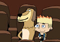 Johnny and Dukey at the Movies