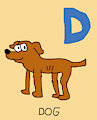 D is for Dog #1 (My Version) - Santa's Little Helper