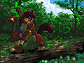 Tamias in the Forest by tamiasthechipmunk
