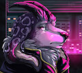 .: The Client - Neon Noir YCH :. by Isuna