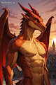 Zeke the Dragon (Ai) by 2BIT