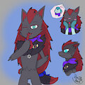 Luka, The Zoroark of Team Seekers by VanillaRoad