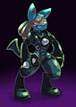 Rubber Lucario. Comm.#845 by cyndybell