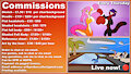 Commissions While You Watch - Live now! by RebeccaFoxo