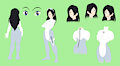 Rose with Artic Wetsuit - model sheet