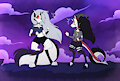 Commission - Two Loonas by Tejedora
