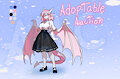 White dragon girl adoptable by Arcteuz