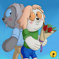 Santino and Sunny by DogWithTheDPupils