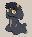 a goat stares at you lovingly by Canyon