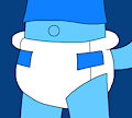 Terry the Blue Fox's Diaper by CartoonFoxArt2002