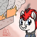 YCH Disaster pony - Meme Commission by riorioluu