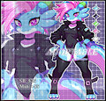 [ADOPTABLE] / Kobold NeonStriker Cyberpunk by Sheecktor