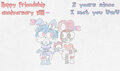 Will and Marshy 2nd Friendship anniversary by BurstClouds