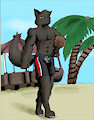 My sona at the beach by n1ghtmar37
