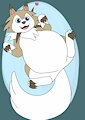 Fatty Lycanroc by Maxicoon