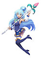 Aqua The Useless Goddess by SamuProductions2024