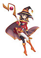 Megumin The Crazy Explosion Girl by SamuProductions2024