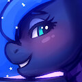 Tangled by the scarf (YCH result) for Lunarpony by jcosneverexisted
