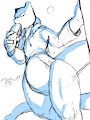 Sketch 370 - Mewtwo