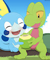 Treecko & Sobble by WinickLim