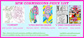 New SFW Commissions Prices List