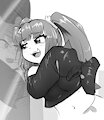 Sango's tease by AlloyRabbit
