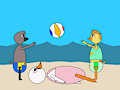 Beach water fowl