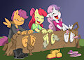 Three Ticklish Fillies by illuminations