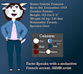 Colette Francois Ref Sheet by StiltonFanFic