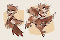 Sparrow girl oc by EBIL64