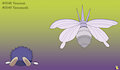0048-0049 Venonat Family Buttdex Entry