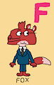 F is for Fox #1 (My Version) - Fox Guy (Scaredy Squirrel) by ToonDisneyXD2009