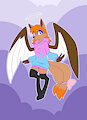 Commission - Ruby Ashland as a cherub