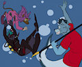 Mermaid Buddy Under the Sea