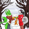 Snowy Friends