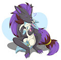 Shiny Zoroark and Sylveon
