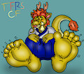 Tetsus Dergy Toes by TheRedSkunk