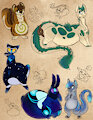 Bloomwarren doodles by SonieTheDog