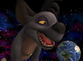 Shenzi About to Eat Earth by madaraoluv2