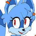 "Hi there~! I’m Phthalo!" 💙🦝✨ by Scrubbyboi