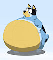 This Artwork Of Bluey Is Called "Fat Daddy"