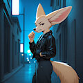 Tough fennec by Minibit