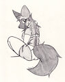 Striped Hyena by Simonov