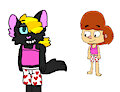 Cody Cat with Ollie Allen's Pink Camisole and Boxers
