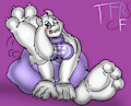 Toriel Foot Scritches by TheRedSkunk