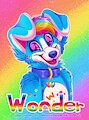 Conbadge Exchange: Wonder by WienerDogWorks