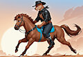 Riding on a horse by JasonLontra
