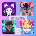 Lineless Icons Commissions! by MommyShide