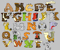Animal Alphabet #3 (My Version) Alphabetimals